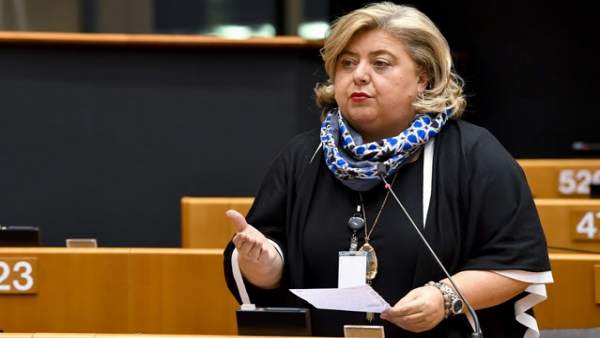 La europarlamentaria socialista Clara Aguilera en el Europarlamento La europarlamentaria socialista Clara Aguilera en el Europarlamento