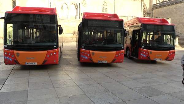 Autobuses en Burgos. Autobuses en Burgos.