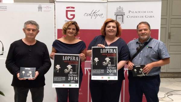 Presentación de la exposición 'Lopera, vida de un pueblo en la pared'. Presentación de la exposición 'Lopera, vida de un pueblo en la pared'.