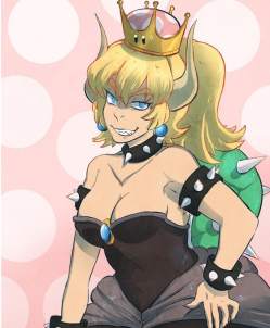 Bowsette, personaje creado por los fans de Mario Bros.