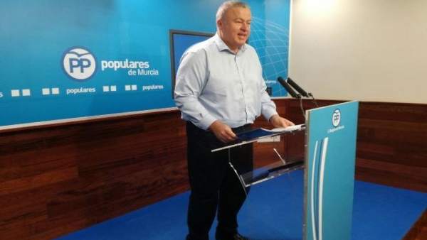 El viceportavoz del Partido Popular de la Región de Murcia, Francisco Bernabé El viceportavoz del Partido Popular de la Región de Murcia, Francisco Bernabé