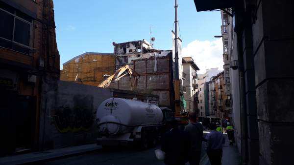 Derribo de edificios abandonados en el Cabildo Derribo de edificios abandonados en el Cabildo