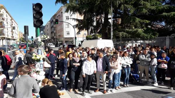 Imagen de la concentración. Imagen de la concentración.