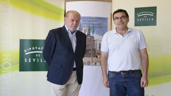 Villalobos y el alcalde de Las Navas Villalobos y el alcalde de Las Navas