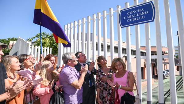 Inauguración de la calle Concha Caballero en Sevilla Inauguración de la calle Concha Caballero en Sevilla