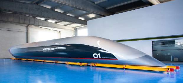 La cápsula Hyperloop, la primera para viajeros.