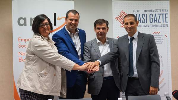 Presentación del Premio Hasi Gazte Joven Economía Social. Presentación del Premio Hasi Gazte Joven Economía Social.
