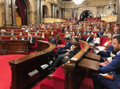 Pleno del Parlament.