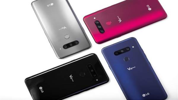 El nuevo modelo LG V40 ThinQ cuenta con cinco cámaras El nuevo modelo LG V40 ThinQ cuenta con cinco cámaras