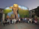 Mural de 90 meetros cuadrados de David Gatta en Salas Bajas