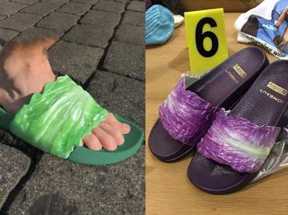 Chanclas lechuga lombarda