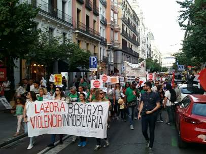 Manifestación por una ley de vivienda
