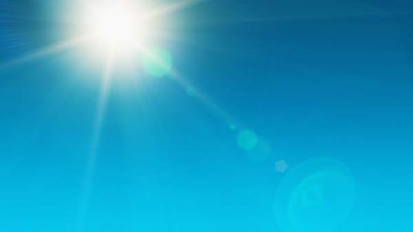 Sol, cielo despejado, calor, verano Sol, cielo despejado, calor, verano