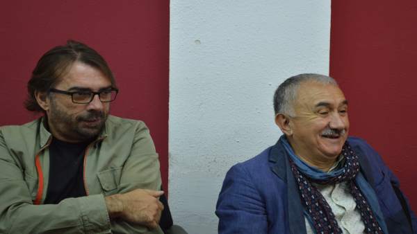 Camil Ros y Josep Maria Álvarez (UGT) Camil Ros y Josep Maria Álvarez (UGT)
