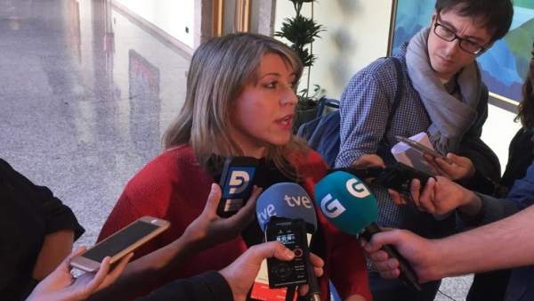 La secretaria xeral de Podemos Galicia, Carmen Santos La secretaria xeral de Podemos Galicia, Carmen Santos