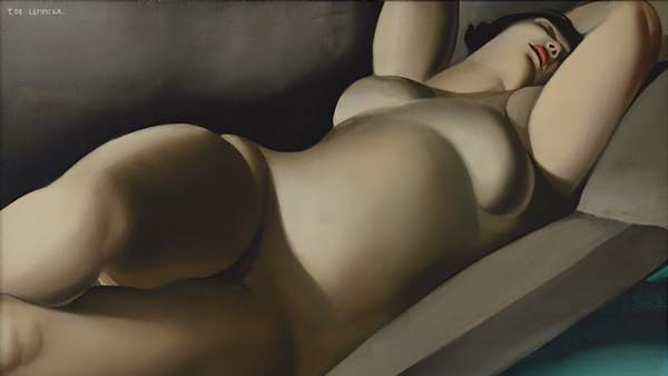 Tamara de Lempicka. La bella Rafaela, 1927, óleo sobre lienzo Tamara de Lempicka. La bella Rafaela, 1927, óleo sobre lienzo