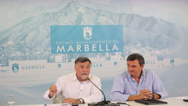 Rueda de prensa tras junta de gobierno local de Marbella Rueda de prensa tras junta de gobierno local de Marbella