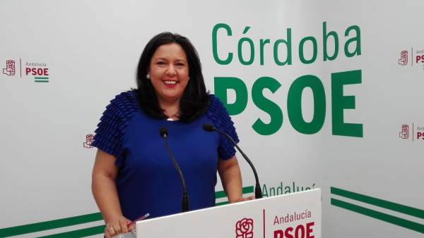 Dolores Amo en la sede del PSOE de Córdoba Dolores Amo en la sede del PSOE de Córdoba