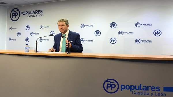 El vicesecretario de Organización del PPCyL, Javier Lacalle El vicesecretario de Organización del PPCyL, Javier Lacalle