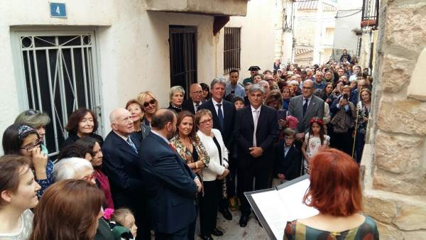 Pertegaz ha sido recordado por los vecinos de Olba Pertegaz ha sido recordado por los vecinos de Olba