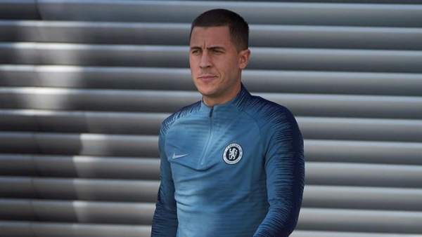 Eden Hazard, en un entrenamiento con el Chelsea. Eden Hazard, en un entrenamiento con el Chelsea.