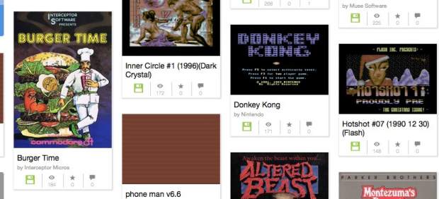 Oferta de juegos del Commodore 64