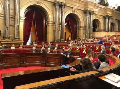 Pleno del Parlament.