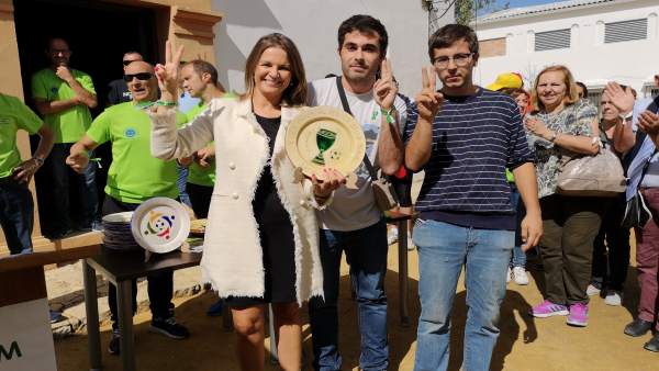Cobo, en las X jornadas de puertas abiertas de Faisem en Jaén. Cobo, en las X jornadas de puertas abiertas de Faisem en Jaén.