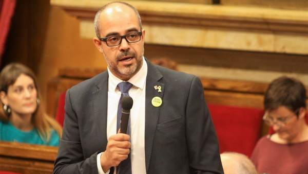 El conseller de Interior, Miquel Buch, en el Parlament El conseller de Interior, Miquel Buch, en el Parlament