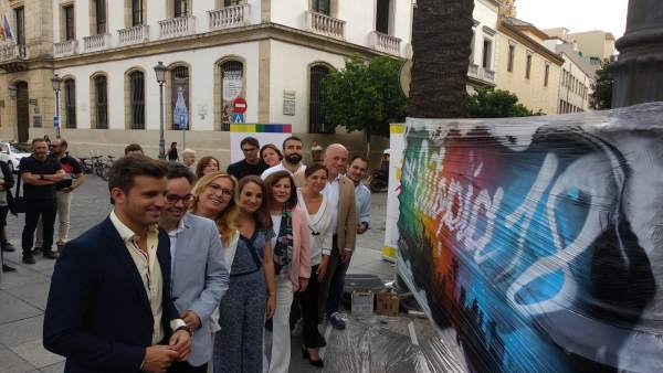 Autoridades durante la presentación de Eutopía 2018 Autoridades durante la presentación de Eutopía 2018