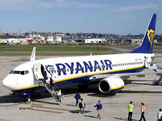 Avión de Ryanair