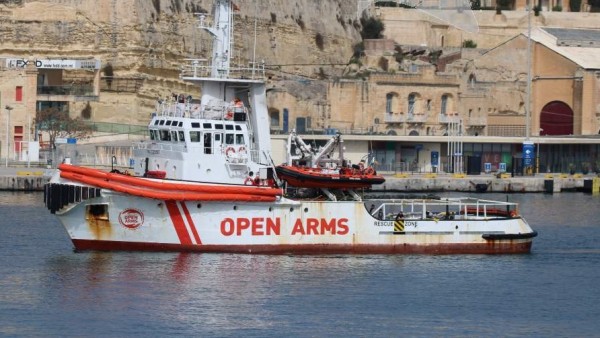 Barco de 'Open Arms' Barco de 'Open Arms'