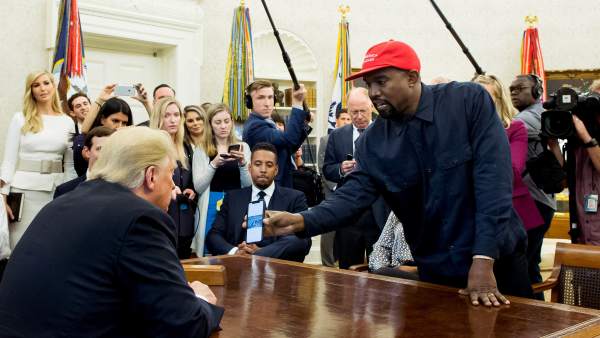 Donald Trump y Kanye West Donald Trump y Kanye West
