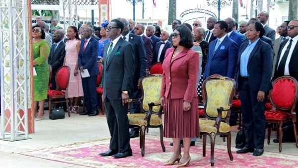 Teodoro Obiang con la Primera Dama de Guinea, Constancia Mangue Teodoro Obiang con la Primera Dama de Guinea, Constancia Mangue