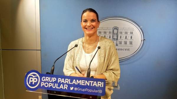 La portavoz del PP, Margalida Prohens, en rueda de prensa La portavoz del PP, Margalida Prohens, en rueda de prensa