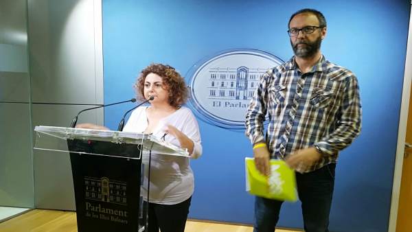 Més per Mallorca en rueda de prensa en el Parlament Més per Mallorca en rueda de prensa en el Parlament