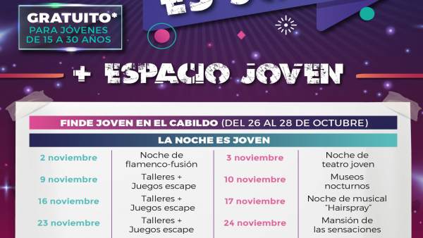 Cartel La Noche es Joven Cartel La Noche es Joven