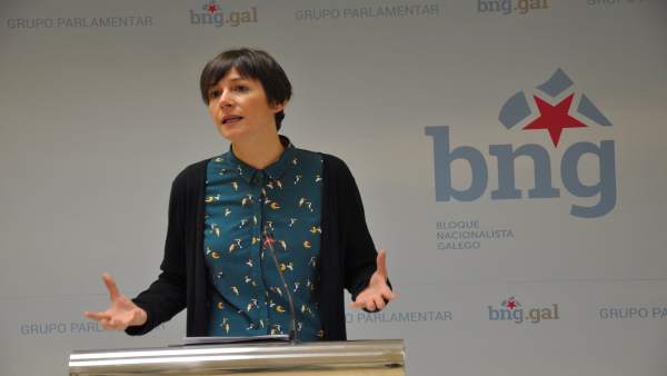 La líder del BNG, Ana Pontón, en rueda de prensa La líder del BNG, Ana Pontón, en rueda de prensa