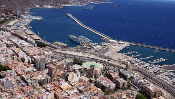 Vista aérea de Santa Cruz de Tenerife Vista aérea de Santa Cruz de Tenerife