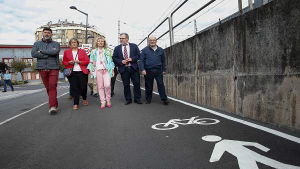 Inauguración del carril bici Maliaño-ría de Boo Inauguración del carril bici Maliaño-ría de Boo