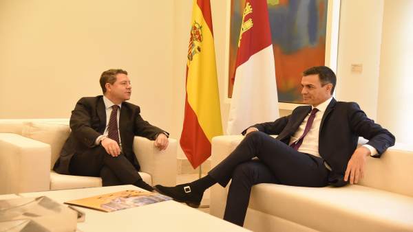 Pedro Sánchez y Emiliano García-Page, reunión en Moncloa Pedro Sánchez y Emiliano García-Page, reunión en Moncloa