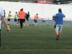 Batalla campal en la segunda división catalana