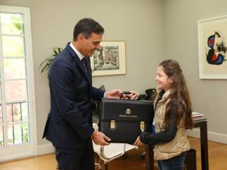 El presidente del Gobierno con Irene