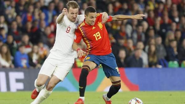 Rodrigo Moreno y Harry Kane. Rodrigo Moreno y Harry Kane.