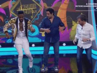 Jason Derulo y Pablo Chiapella, en 'El hormiguero'.