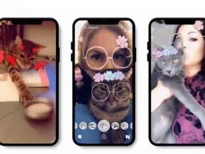 Filtros para gatos en Snapchat