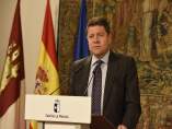 García-Page en rueda de prensa