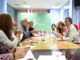 Reunión Junta con trabajadores residencia tiempo libre de La Línea