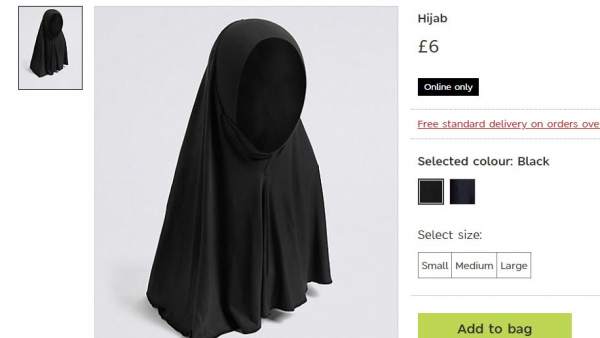 Hiyab en Marks & Spencer Hiyab en Marks & Spencer