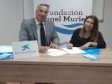 Acuerdo entre la Obra Social 'la Caixa' y la Fundación Ángel Muriel.